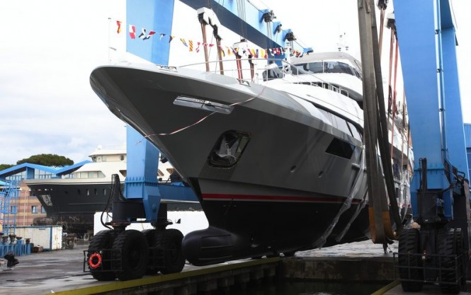 Luxury yacht BS003 by Benetti ready to hit the water