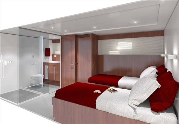 Luxury yacht Project YXT One - Cabin