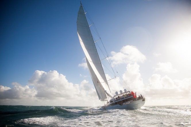 M5 Yacht - aft view - Photo by Andrew Wright