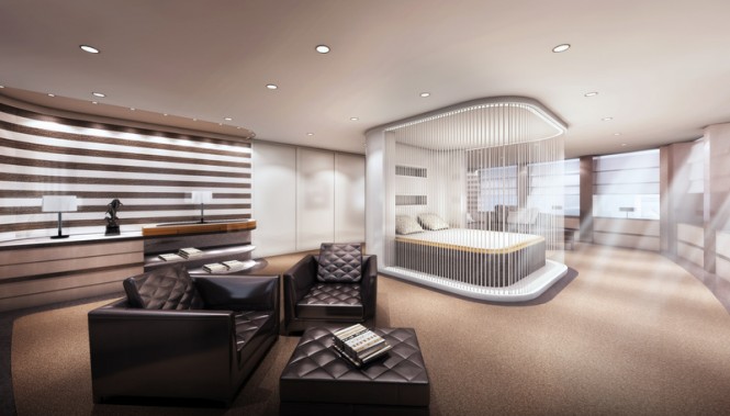 Mega yacht Austin concept - Owners Suite