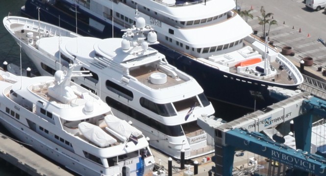 MySeanna superyacht  - before her refit at Rybovich