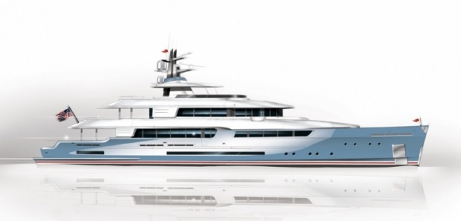New American 132 Tri-Deck superyacht