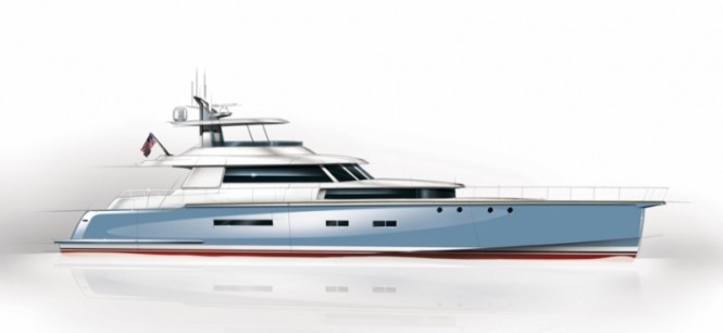New American 92 Commuter yacht