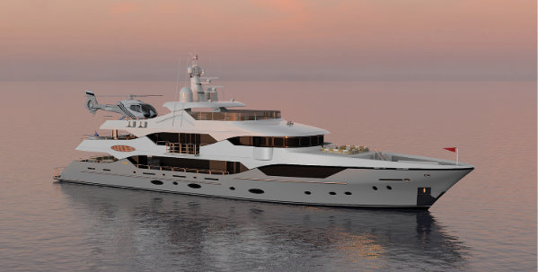 New Custom 164 (50M) Series yacht project signed by Christensen