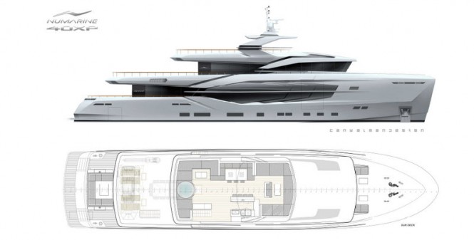New Numarine superyacht 40XP concept