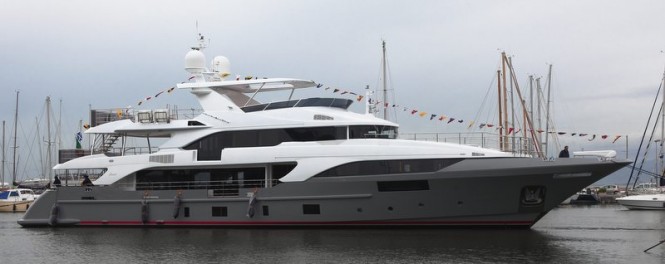 Newly launched motor yacht BS003 by Benetti