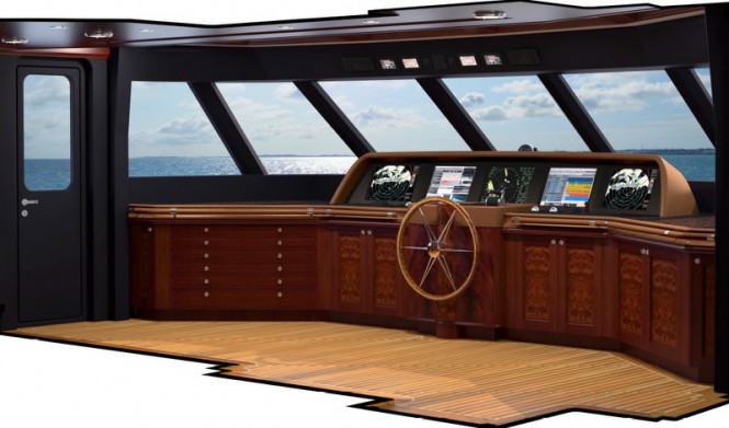 ONIKA Yacht - Wheelhouse ONIKA Yacht - Wheelhouse