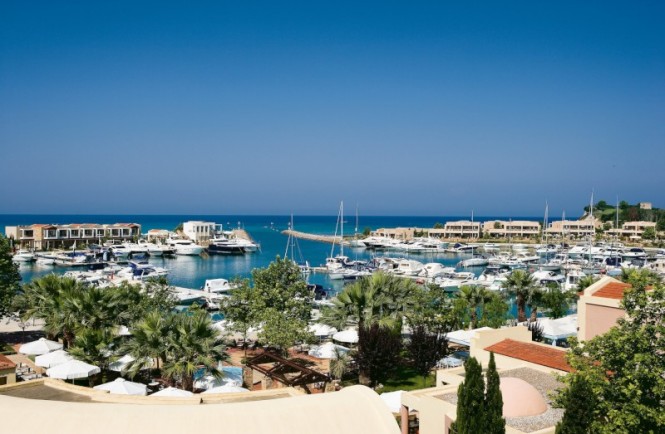 Sani Marina in the popular Eastern Mediterranean yacht charter location - Greece