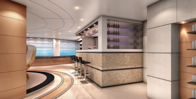 Superyacht Austin design concept - Bar