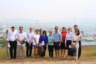 Superyacht Australia Asian Engagement Trade Mission - Site Visit Yacht Haven Marina Phuket