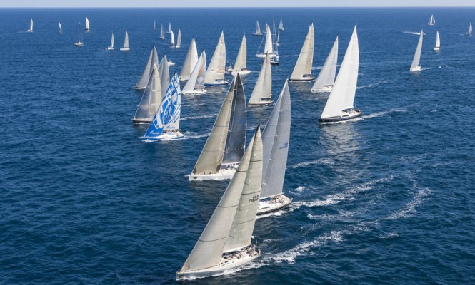 Swan fleet at Rolex Swan Cup 2012 - Image credit to Nautor's Swan/Alberto Cocchi