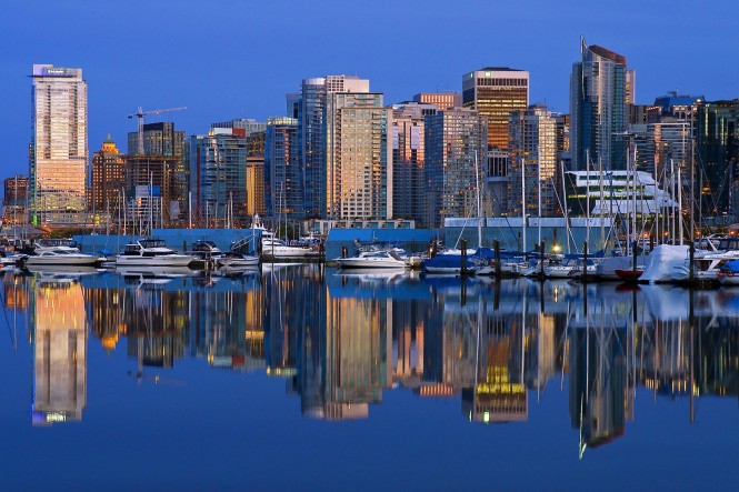 The fabulous Canada yacht charter location - Vancouver