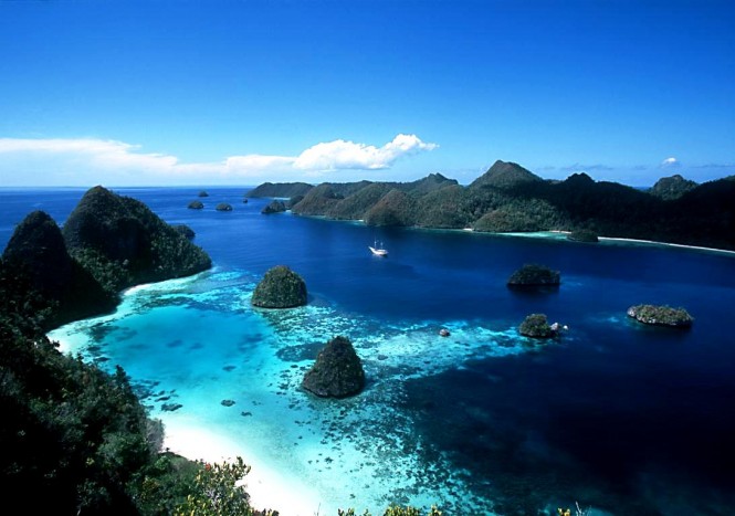 The fabulous Indonesia yacht charter location - Raja Ampat