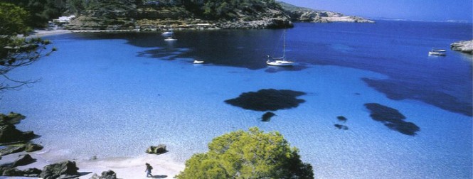The popular Spain yacht charter destination - Ibiza