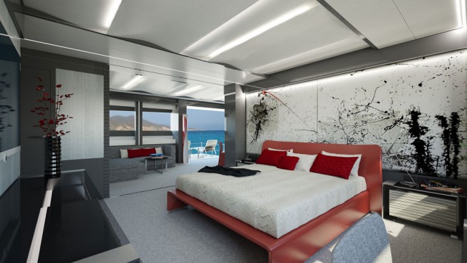 Wider 165 superyacht - Owners Cabin Wider 165 superyacht - Owners Cabin
