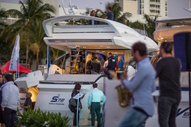 World Premiere for Princess motor yacht S72 at the 2014 Miami Yacht and Brokerage Show
