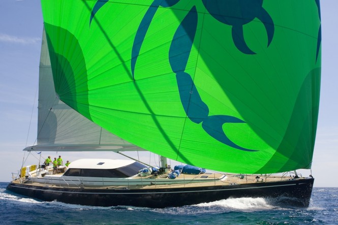 2005 Jongert 2900TC sailing yacht Scorpione dei mari 29.10m  - Image courtesy of Palma Superyacht Show