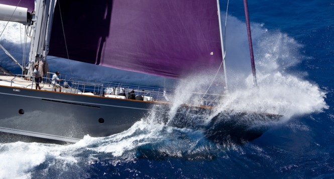 50m Perini Navi sailing yacht Barracuda - Photo by Onne van der Wall