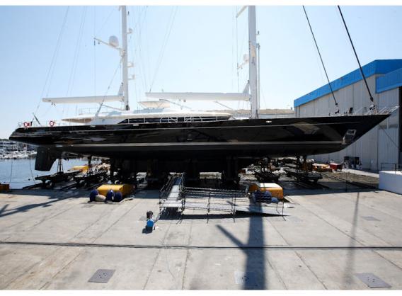 56m Perini Navi superyacht Asahi to feature a full set of Doyle Stratis sails - Image courtesy of Doyle Sails NZ