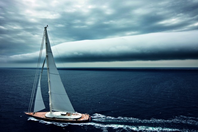56m Perini Navi superyacht Salute - Photo by Carlo Borlenghi