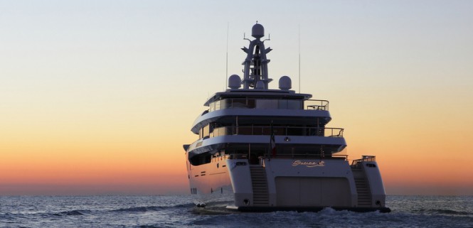 73m Picchtiotti mega yacht Grace E - Photo by Giuliano Sargentini