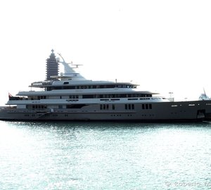 Photos of 76m Mega Yacht REBORN in Livorno, Italy