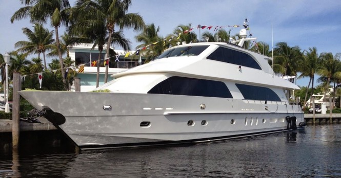 94ft Hargrave superyacht Adventure Us II - Image credit to Hargrave Custom Yachts