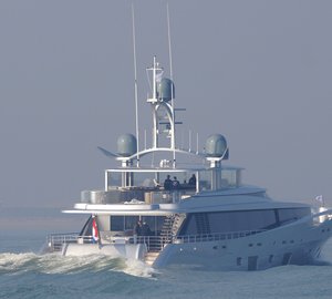 Additional photos of Feadship’s COMO superyacht under sea trials