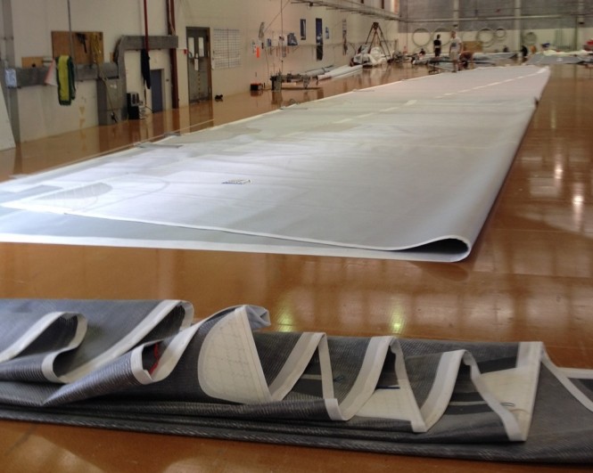 Doyle Stratis sails for the 46m Royal Huisman superyacht Project 392