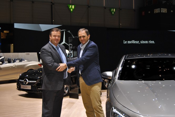 From L to R Ron W. Gibbs, Chairman - Silver Arrows Marine Ltd. and Bertrand Cardis, Directeur General - Decision SA
