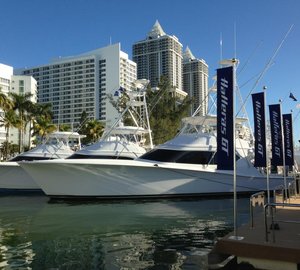 A very successful 2014 Miami Boat Show for Hatteras Yachts