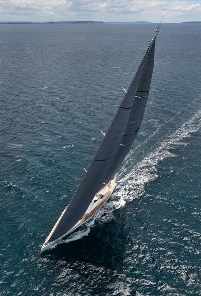 Indio superyacht under sea trial