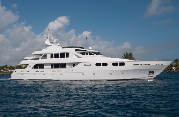 Luxury motor yacht LADY M to be displayed by Burger Boat at the 2014 Palm Beach Boat Show
