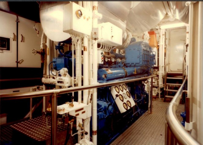 Lady Georgina Yacht - Engine Room