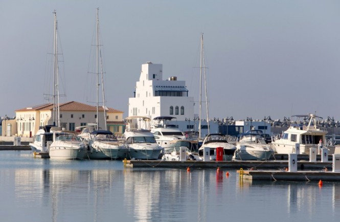 Limassol Marina in the lovely summer yacht charter location - the Eastern Mediterranean