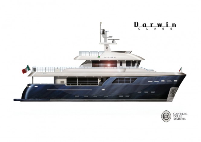 Luxury motor yacht Darwin Class 86 by Cantiere delle Marche Luxury motor yacht Darwin Class 86 by Cantiere delle Marche