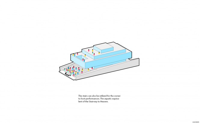 Luxury motor yacht GLASS design - Diagram