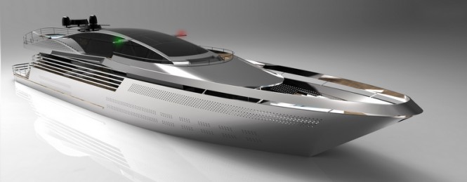 Luxury yacht Atlantic concept
