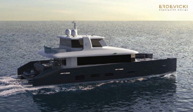 Luxury yacht KingCAT 80 - Enclosed fly-bridge version