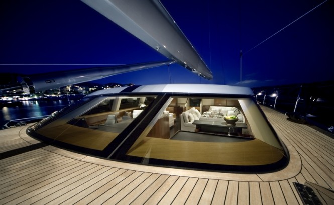 Luxury yacht Mystere