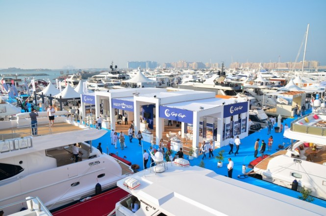 Majesty Yachts stand at the Dubai International Boat Show Majesty Yachts stand at the Dubai International Boat Show
