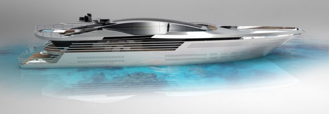 Mega yacht Atlantic design