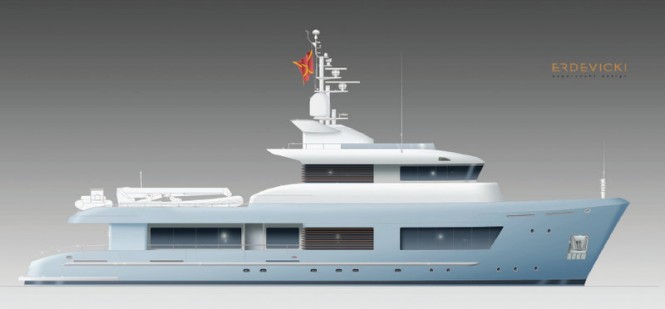 Modernised 125ft Superyacht Design by ERDEVICKI 