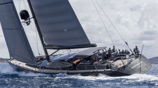 Moonbird, Division C winner. Loro Piana Caribbean Superyacht Regatta & Rendezvous 2014. Photo Carlo Borlenghi/Superyacht Media