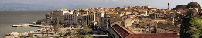 Panoramic view of the city of Corfu- the old harbour area - Photo credit to Visit Greece - Greek Tourism Board
