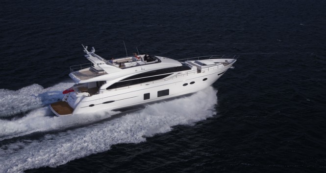 Princess 82 superyacht making her debut at the 2014 Palm Beach Boat Show