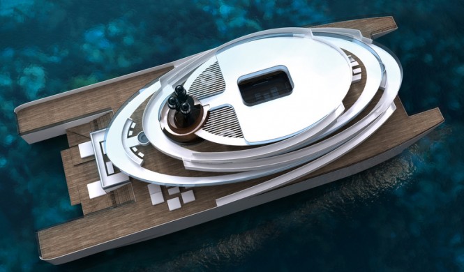 Project Symphony Yacht from above