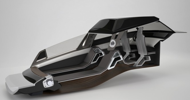 Rev 32' yacht tender concept - System