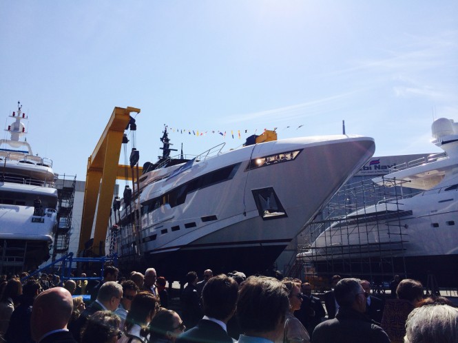 Rossinavi Motor Yacht POLARIS at her launch