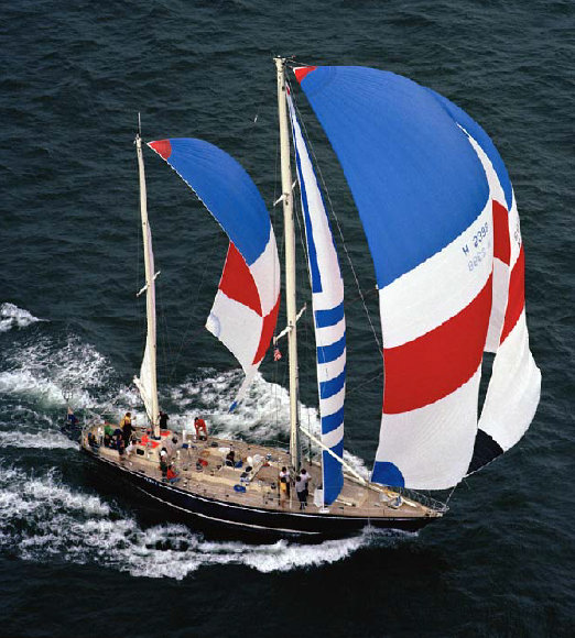 Royal Huisman Yacht FLYER at the 1977-78 Whitbread Round the World Race - Image credit to PPL Photo Agency